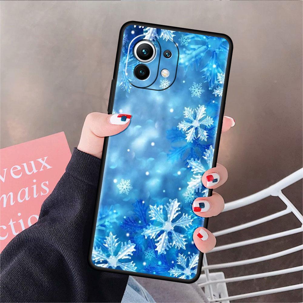 Мягкий силиконовый чехол для Xiaomi Mi 11 Lite 5G NE 11T Pro 12S Ultra 12 Note 10 10T 9T, чехол для телефона, бампер, Белоснежка, снежинка