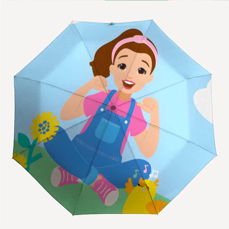 Ms Rachel Fashionable Automatic Opening/Closing Folding Umbrella. Portable and Foldable, Ideal for Gift, Travel, and Daily Use.