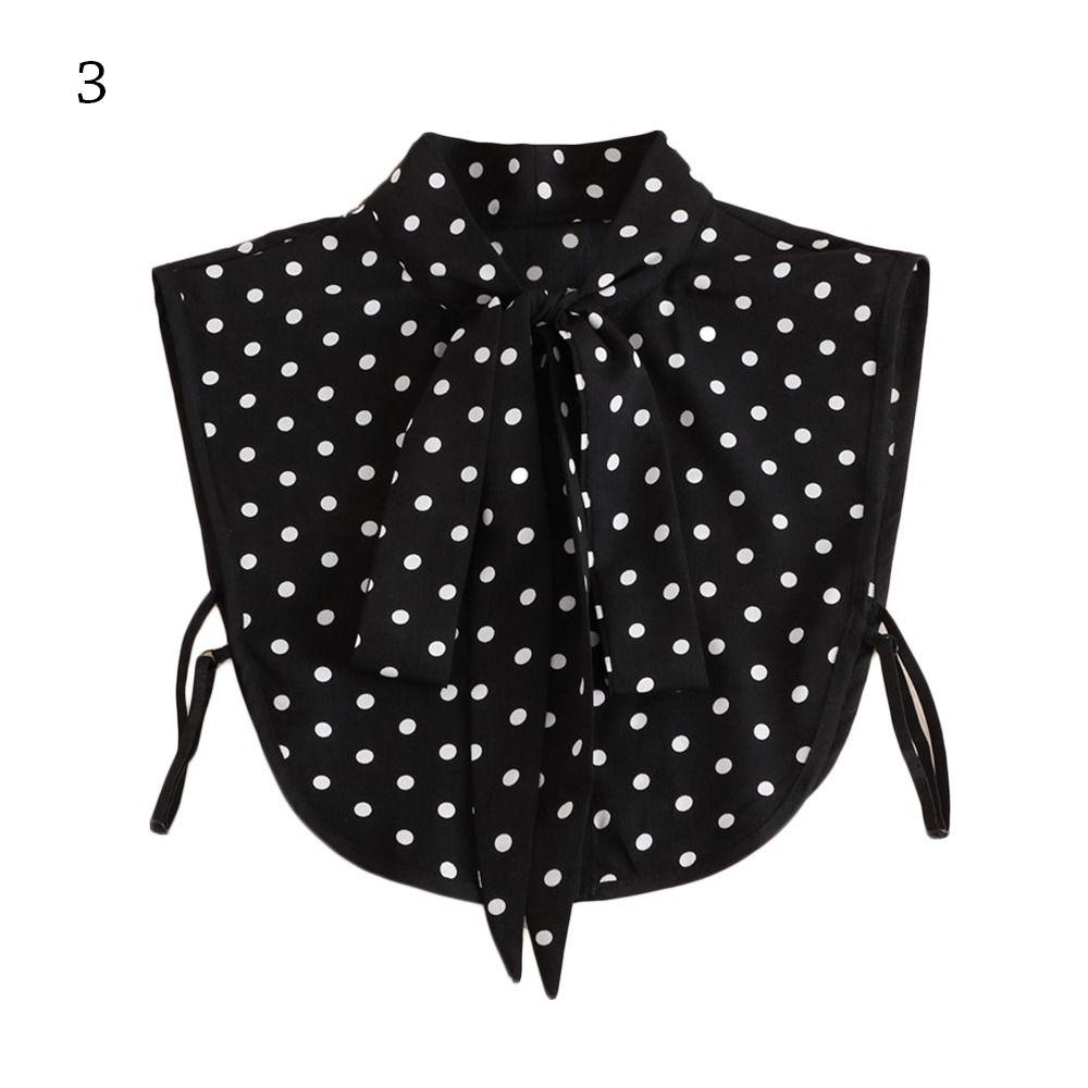 Women Detachable Chiffon Classic Blouse False Collar Lapel Clothes Accessories Shirt Fake Collar