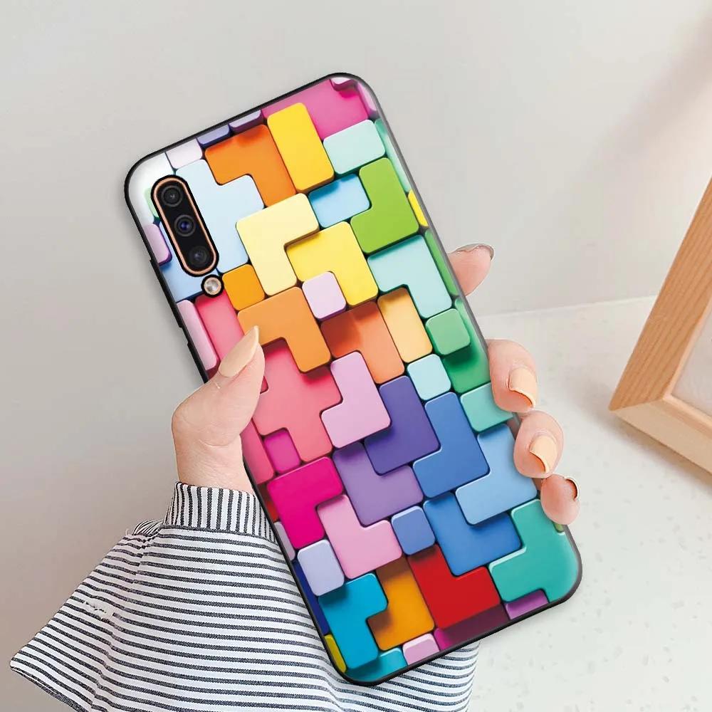 For Samsung Galaxy A50 Case For Samsung A50s A30s Phone Cases For Samsung A50 Flowers Silicone Soft TPU Fundas A 50 A30 S Bumper