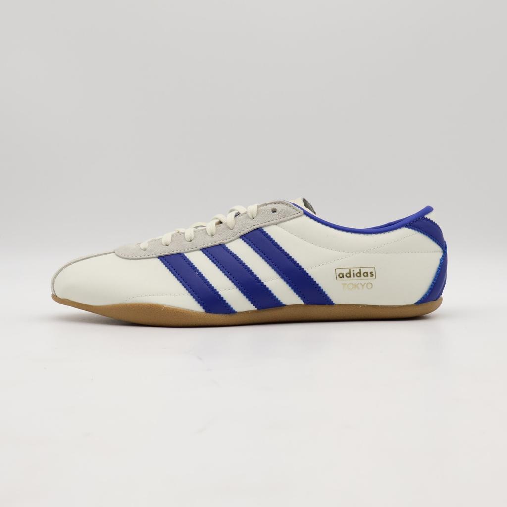 JP9704 adidas Originals Токио Цвет: вне белого, королевский синий, золотой металлик (Женский)