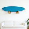 2 шт. Настенный держатель для серфборда, устойчивый к царапинам, простая установка, стойка для демонстрации серфборда, бук, стойка-органайзер для сноуборда