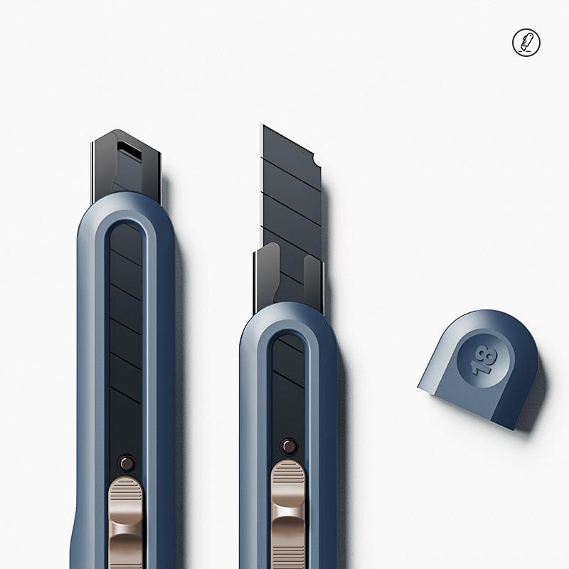 1 шт., цветной выдвижной универсальный нож, кнопка автоматической блокировки, 9 мм, SK5, резак для лезвий, точилка для ремесленной упаковки