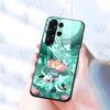 Чехол для телефона C-Cookie Run K-Kingdom Для Samsung S26 S25 S24 FE S23 S22 S21 Plus S20 Ultra Note20Ultra Черная стеклянная крышка