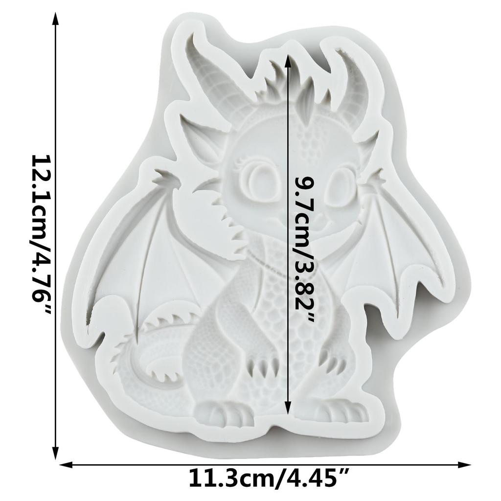 Dragon Silicone Mold Dragon Fondant Molds Cake Decorating Tools Cupcake Topper Candy Resin Clay Chocolate Gumpaste Mold