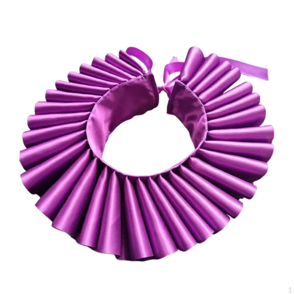 Collar for Steampunk Tulle Ruffle Costume Party Cosplay Decor