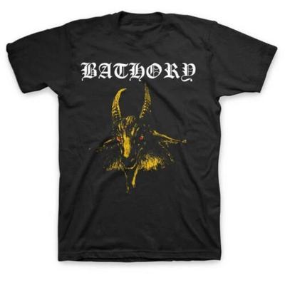 Унисекс Футболка Bathory Желтый Козел