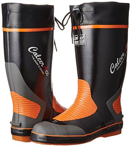 Fukuyama Rubber Calsar Ace S-800 Lightweight Resin Toe Cap Color Boots, Black, Size L