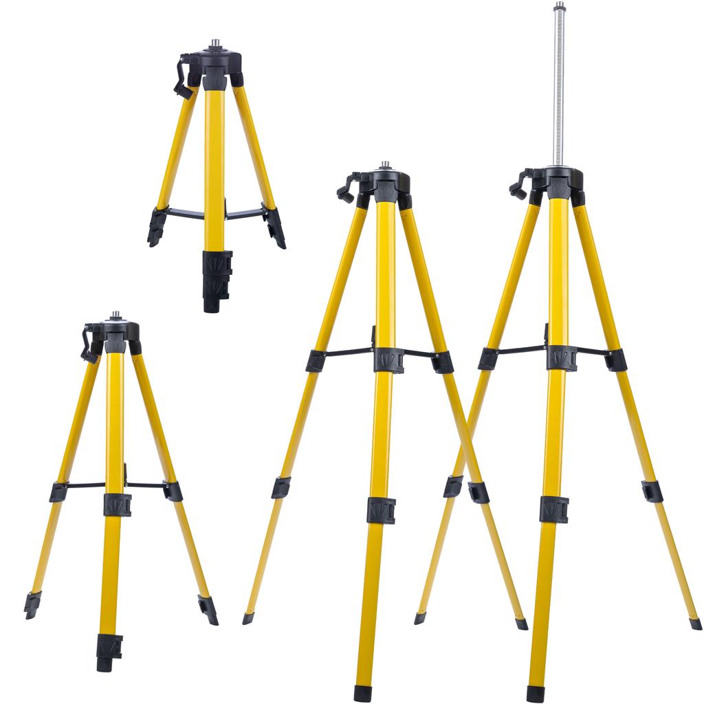 Rosfix Poziomica Laserowa Orange Tiger ROT16L – 16 Linii Laserowych | Zielona Tarcza i Okulary Ochronne | Statyw 43–120 cm