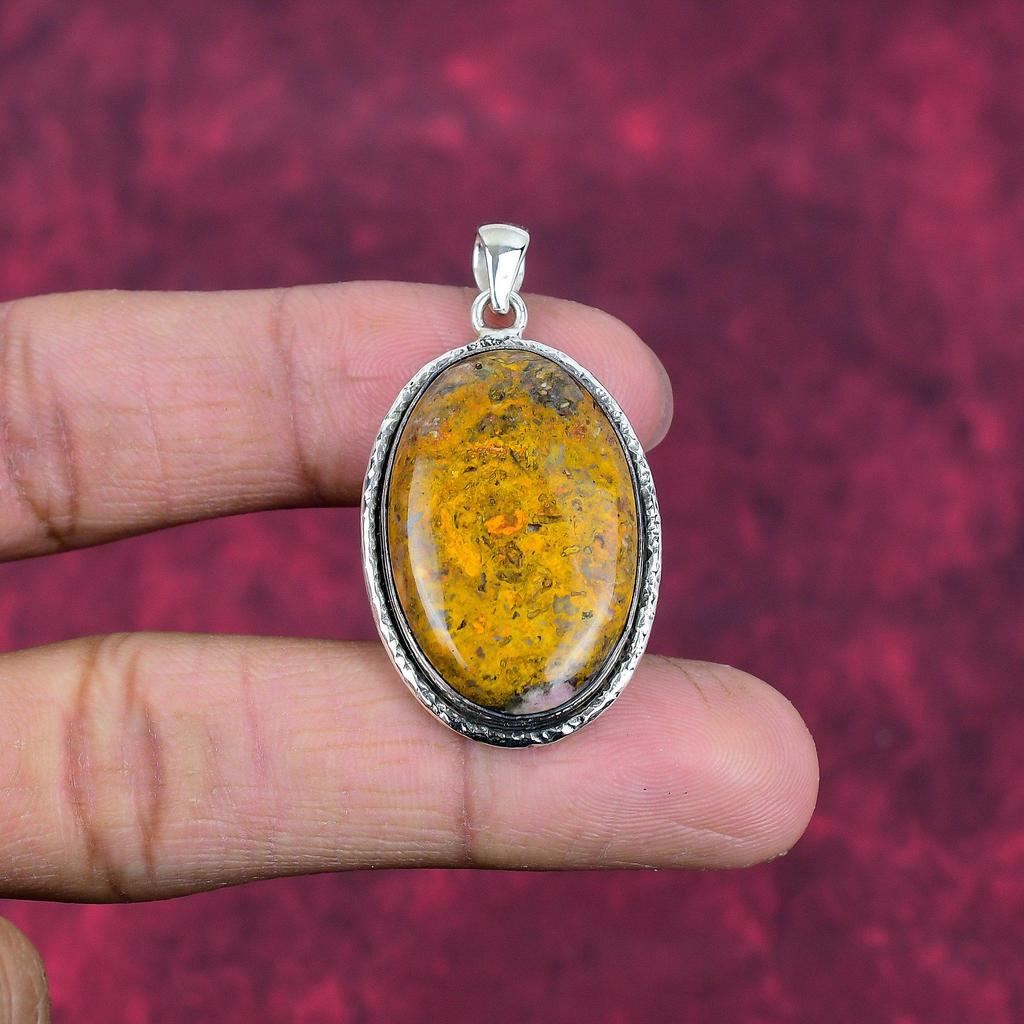 Подвеска «Шмель из яшмы», ювелирные изделия из стерлингового серебра 925 пробы с драгоценными камнями, подвеска ручной работы, на День матери