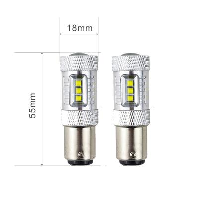 Высокомощная S25 1156 BA15S BAU15S 80W P21W Светодиодная автомобильная лампа заднего хода/освещения парковки Белый/Красный/Желтый фара ходовая фара