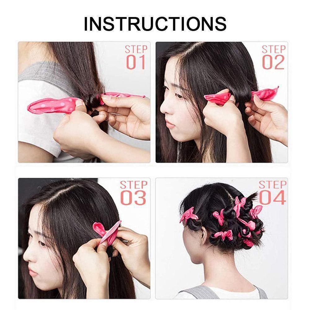 10 шт. Многоразовые поролоновые губки Подушка для сна Бигуди для волос для создания кудрей и волн Инструменты для укладки Бигуди для волос