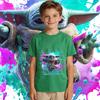 Star Wars Yoda Print Kids Cotton T Shirt Casual Short Sleeve Toddler Boys Girls Summer Top