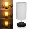 Touch Control Table Lamp Bedside Desk Lamp with 4W LED Bulb Warm White Light 3-level Dimmable