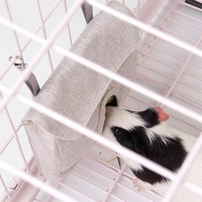 Подвесной держатель для мешков с сеном, дозатор для кормления, контейнер для кроликов, морских свинок, мелких животных, домашних животных