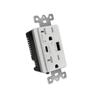 UL-Certified North American 20A 120V Socket with USB & Type-C PD Fast Charging and TR Safety Shutter