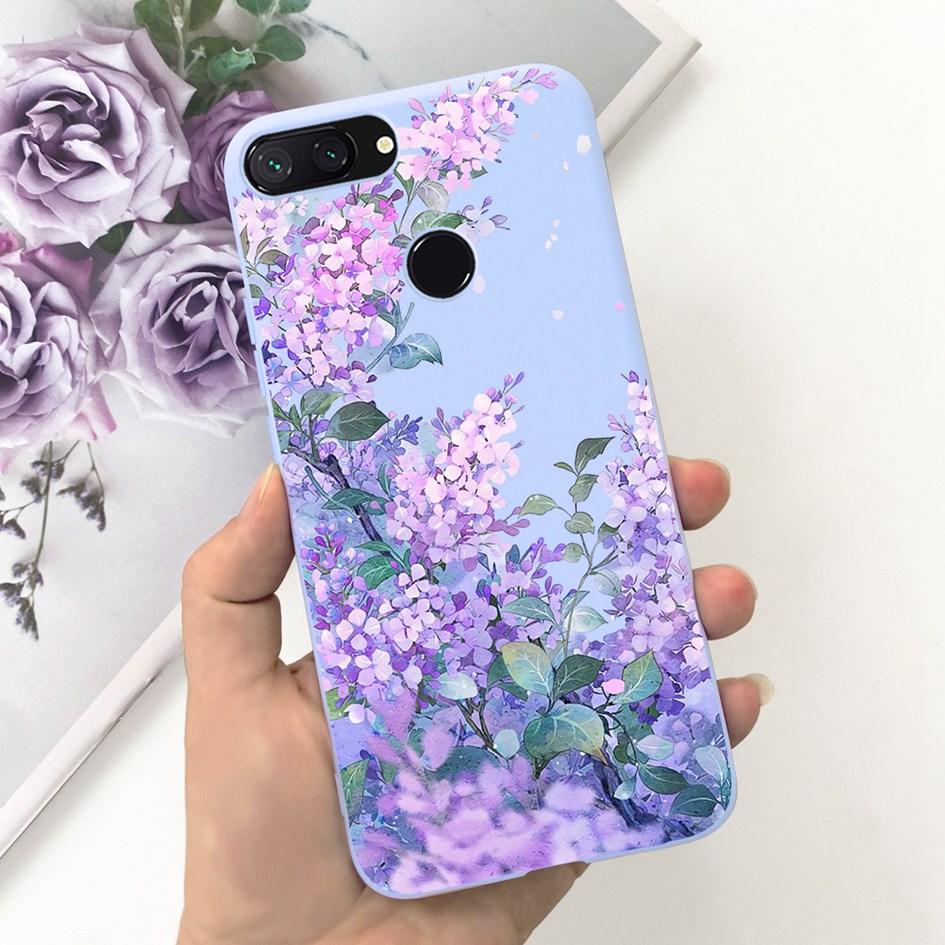 For Xiaomi Mi 8 Lite Case 6.26" Fashion Landscape Girls Bumper Soft Silicone Phone Cover For Xiomi Mi 8 Lite Funda Mi8Lite Pouch