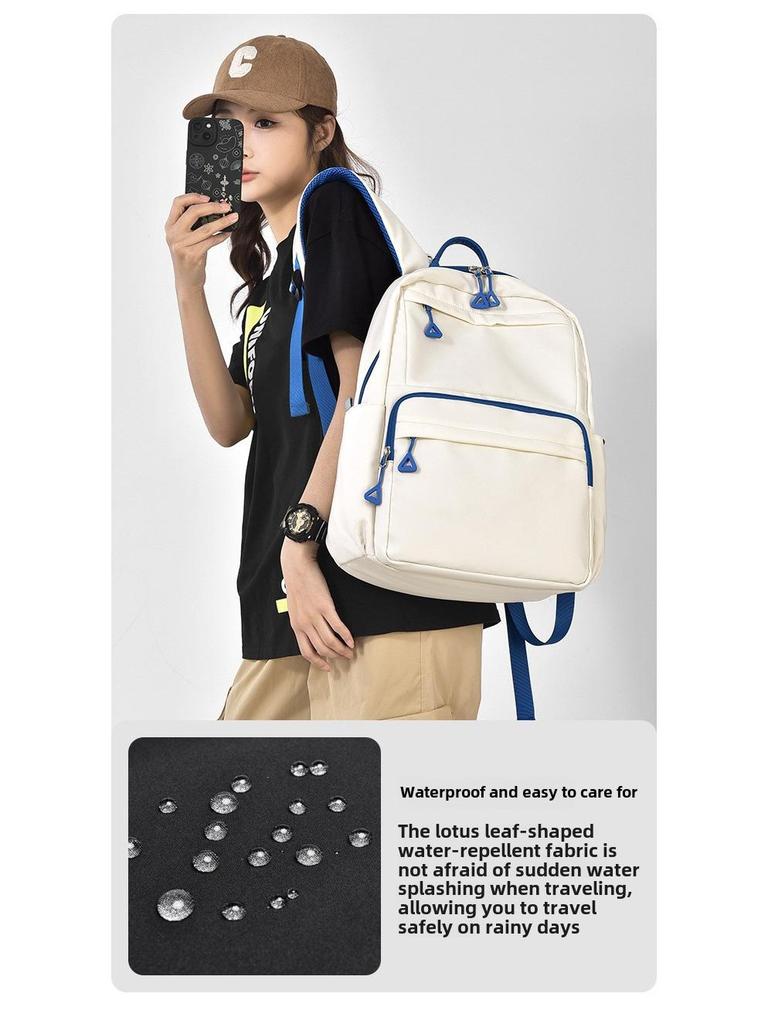 Простой студенческий рюкзак в корейском стиле - большая вместимость для учеников средних школ и колледжей