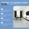80G набор для ремонта затирки для плитки со скребком, круглой наждачной бумагой, палочкой для перемешивания, толкателем, водонепроницаемым средством для ремонта плитки для дома, кухни, ванной комнаты