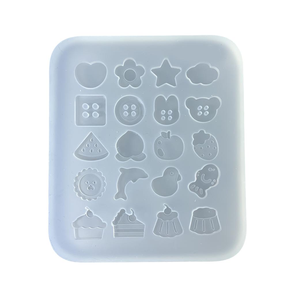 Multipurpose Sturdy Silicone Mould for Crafting Unique Button Waterproof and Portable Home Decoration Easy Demold