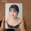 Металлическое Настенное Искусство Элегантная Женщина 2D Плоский Дизайн Погодостойкий Железный Знак Для Помещений и Улицы Домашний Декор