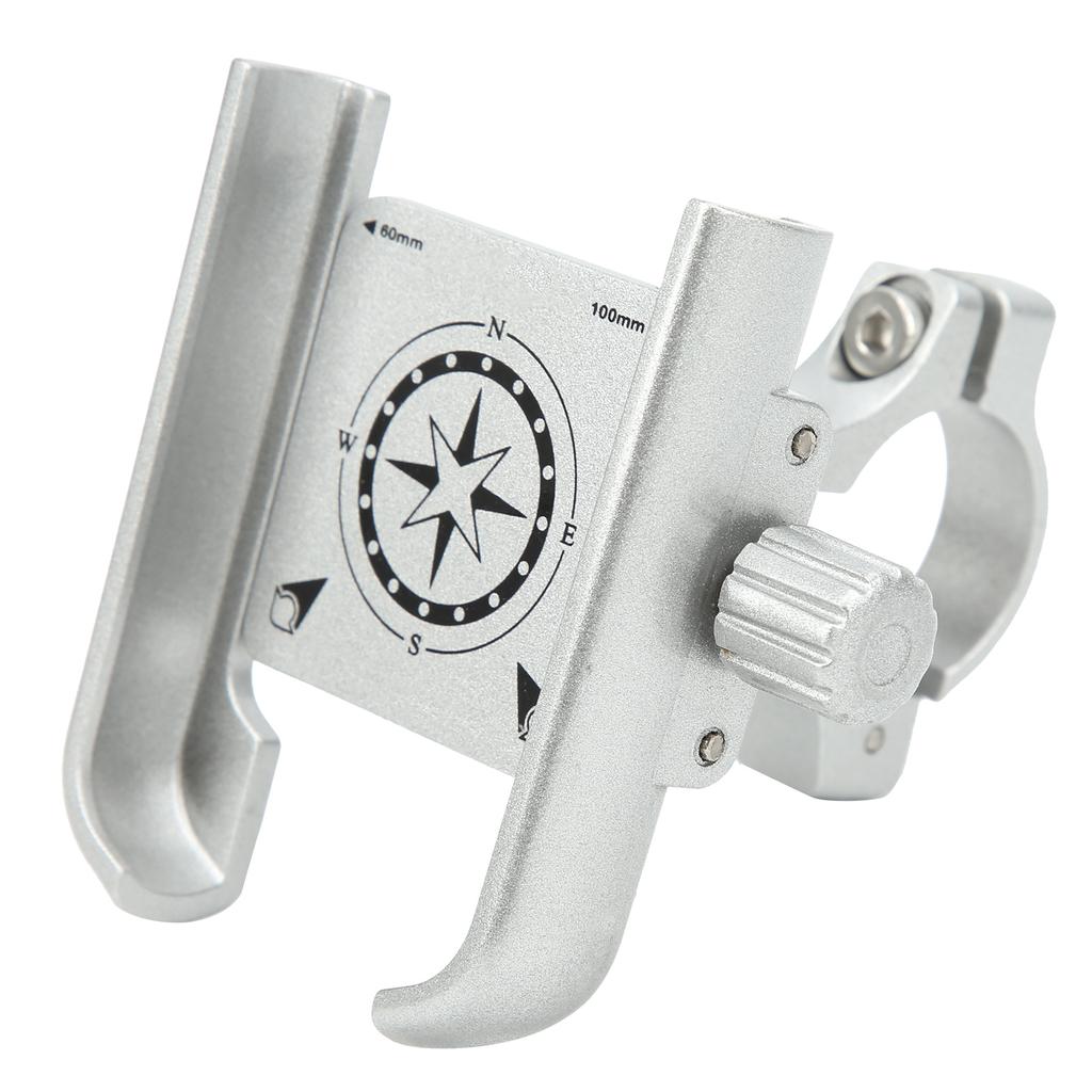 GUB P40 Phone Holder Stand 360 Degree Adjustable Bracket for Motorcycle Bicycle Scooter(Argent )