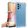 Case for Samsung A33 5G - PROSHOP - Case 4 Reinforced Corners High Resistance Silicone Transparent with 2 Tempered Glasses