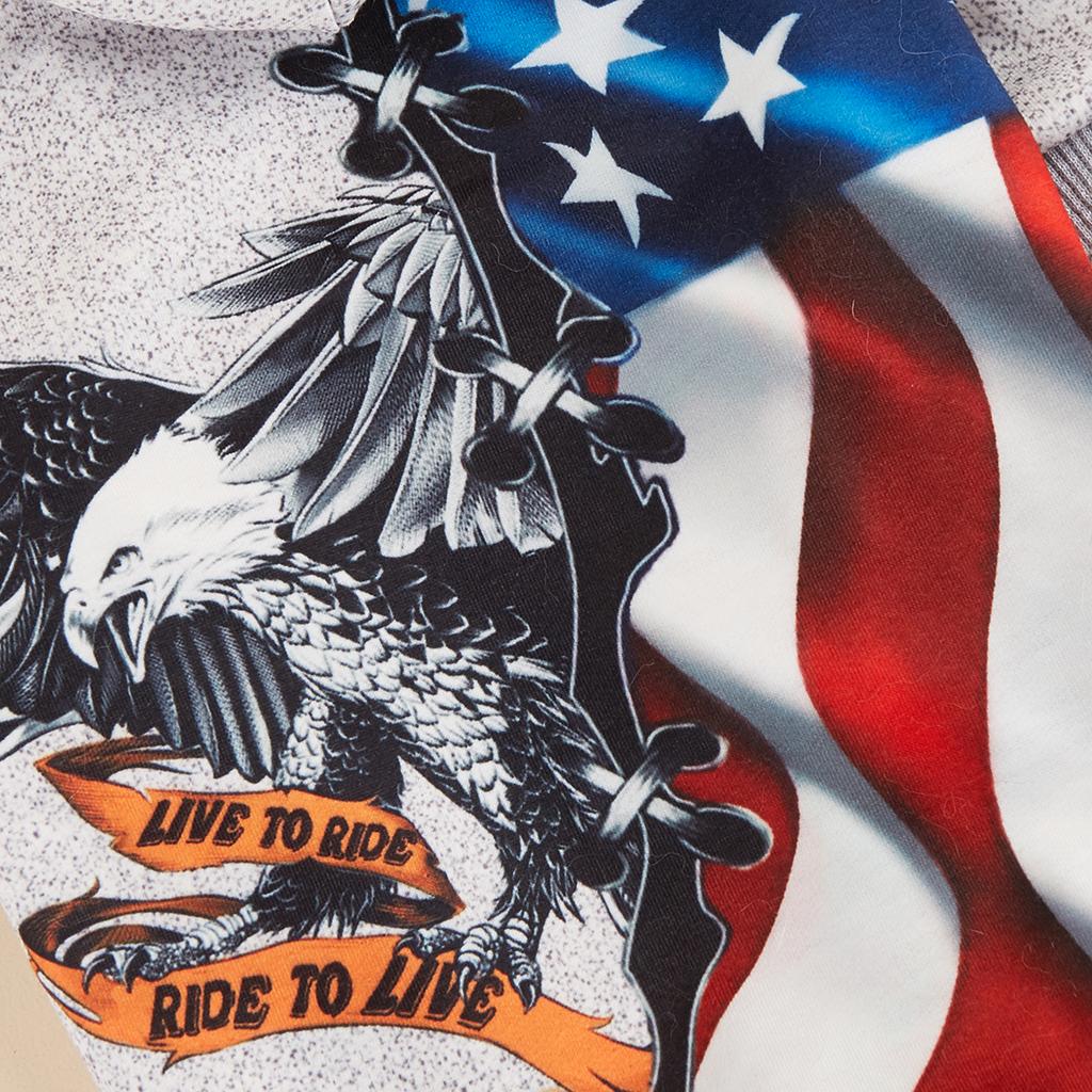 Dog Hoodies Puppy American Flag Sweatshirts Pocket for Small Medium Dog, Cat, Soft and Comfort Shirts Dog Pajamas Outfit Pet