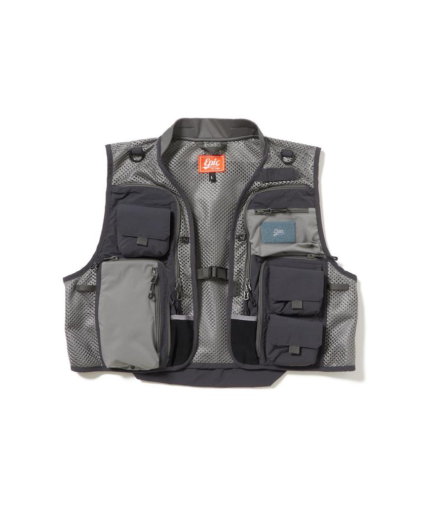 Snow Peak Oreti Vertical Pocket Vest Outerwear Vest GREY L EP-VT-26SU001 Mid-layer Men's Women's