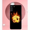 Чехол для покерных игральных карт для Samsung Galaxy S22 S23 S24 Ultra Note 20 10 S8 S9 S10 Plus S21 S20 FE, мягкий чехол