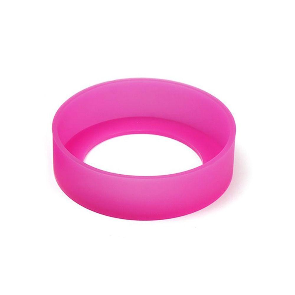 Non-Slip Water Cup Coasters Silicone Water Bottom Sleeve Cup Mat Vacuum Cup Bottom Mat  Mug