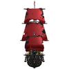 Mold King 13109 Technic Yacht Model, Queen Anne Revenge Big Red Pirate Ship Clamping Block Kit, 3139 Pieces, Large MOC Technology Queen Anne Revenge