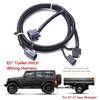 65" Комплект проводки фаркопа 4-контактный 07-17 Jeep Wrangler JK 2/4