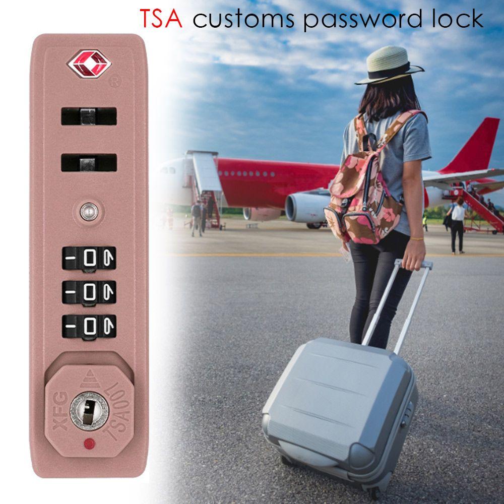 Weatherproof Protection Security 3 Digit Combination Lock TSA007 TSA Customs Lock Safely Code Lock