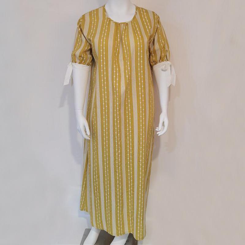 Women's Casual Summer Dress Pajamas - Ethnic Arabic Robe