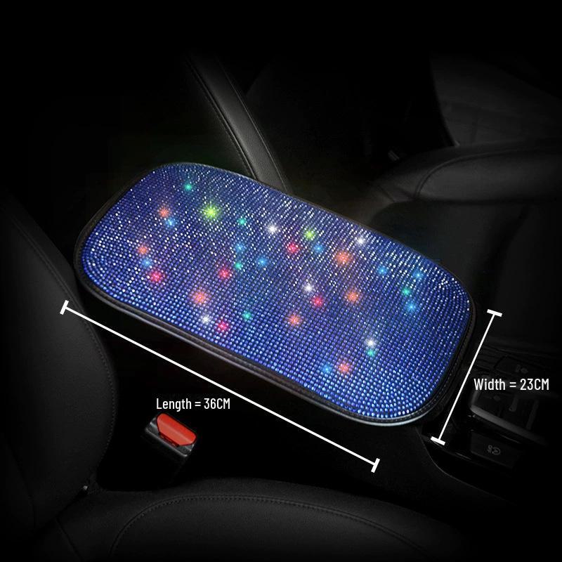 Универсальная утолщенная ромбовидная защитная накладка на подлокотник автомобиля