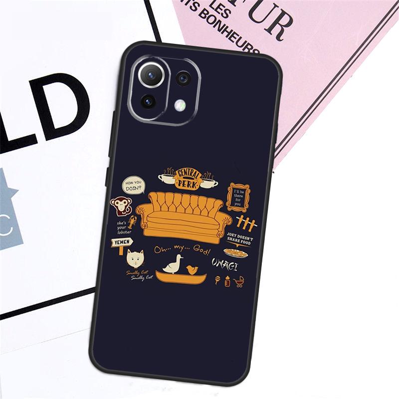 Friends TV Show For POCO X3 X5 X6 Pro F3 F5 M5s M6 Pro Cover For Xiaomi 13T 12T 11T 14 Pro 12 13 Lite Case