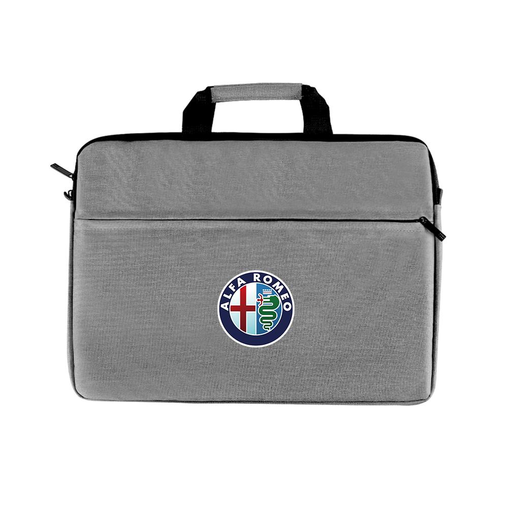 YYCE3 16 Inch Laptop Bag Sleeve Case Shoulder HandBag Notebook Pouch Briefcases For Alfa Romeo Giulia Sportiva MiTo Giulietta 156 159