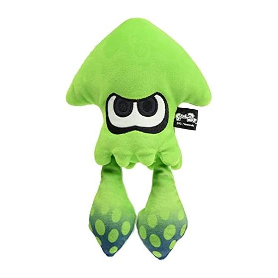 Splatoon 2 Коллекция Звезд Кальмар Неоновый Зеленый (S) Плюшевый - 23 см
