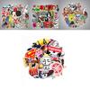 Vibrant 50pcs Vinyl Stickers For Skateboard Guitar Travel Case With Cool Designs