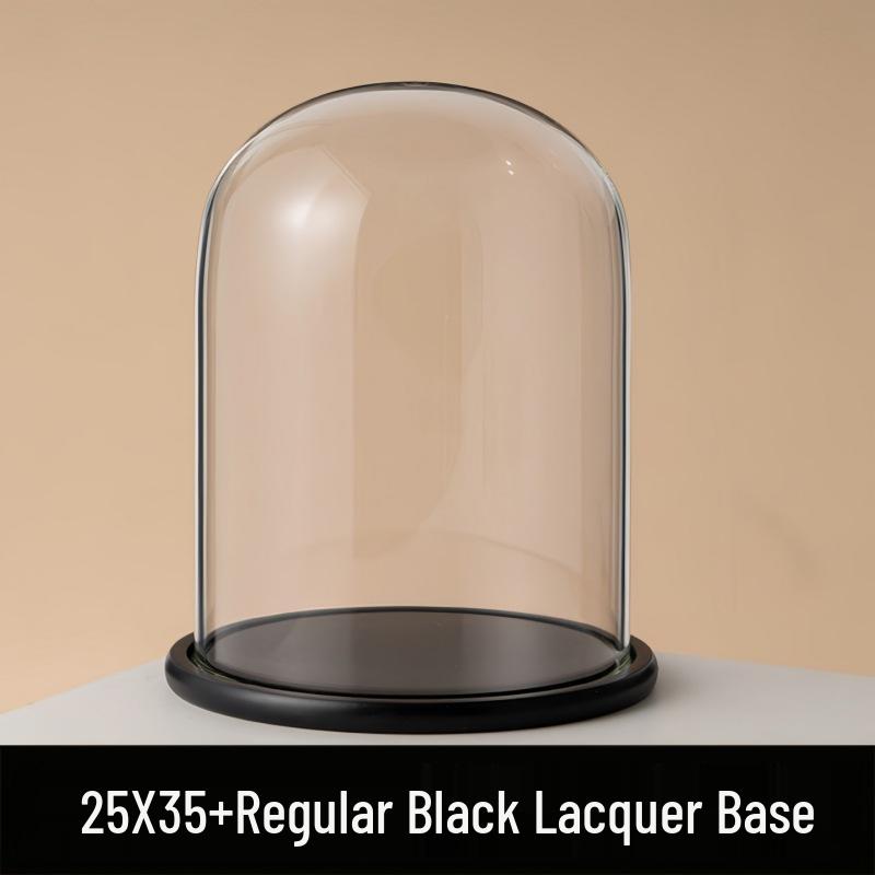 Eternal Flower Glass Dome: Modern Home Decor with Preserved Flowers and Handcrafted Figurine