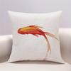 4Pcs Lucky Oriental Throw Pillow Covers, Intricate Koi Fish Print Cushion Cases, Calming Zen Aesthetic Decor For Sofa Bedroom
