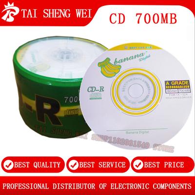 50 шт. CD-R 700 МБ/80 мин Пустые CD-диски Записываемые компакт-диски 52x для Резервного копирования и Хранения Данных Фотографий Музыки и т.д.