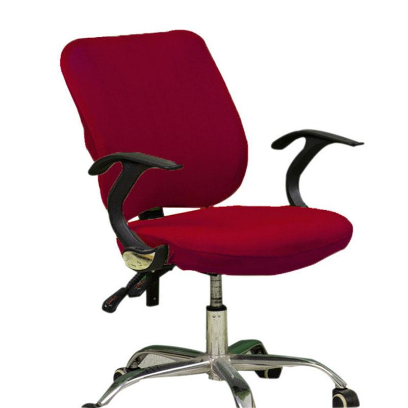 Elastic Universal Stretch Seat Slipcover Protector Removable Office Chair Cover Split