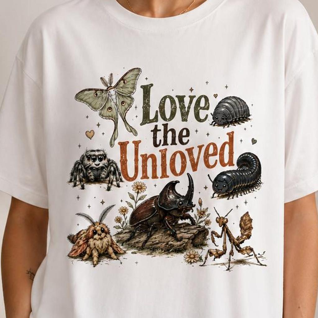 Love The Unloved Comfort Colors Shirt, Cute Weird Animal Tee, Retro Entomology Tshirt, Science Nerd Tee, Bug Lover Gift, Biology Teacher