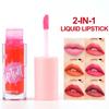 Lip Stain Tint Formula Увлажняющая жидкая помада для щек и глаз