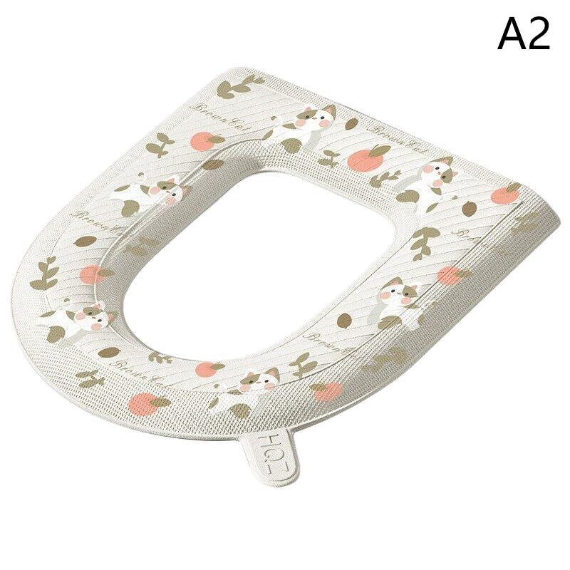 Стираемая наклейка из пеноматериала, чехол для унитаза, водонепроницаемое сиденье для унитаза в ванной комнате, многоразовое силиконовое, аксессуары для домашнего туалета Four Seasons