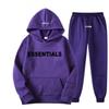 Essentials Hoodie - Set Mens Womens Long Sleeve Pullover Tracksuit Casual Streetwear