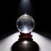 Chinese Style Crystal Balls With Transparent Glass For Collectors And Decorations