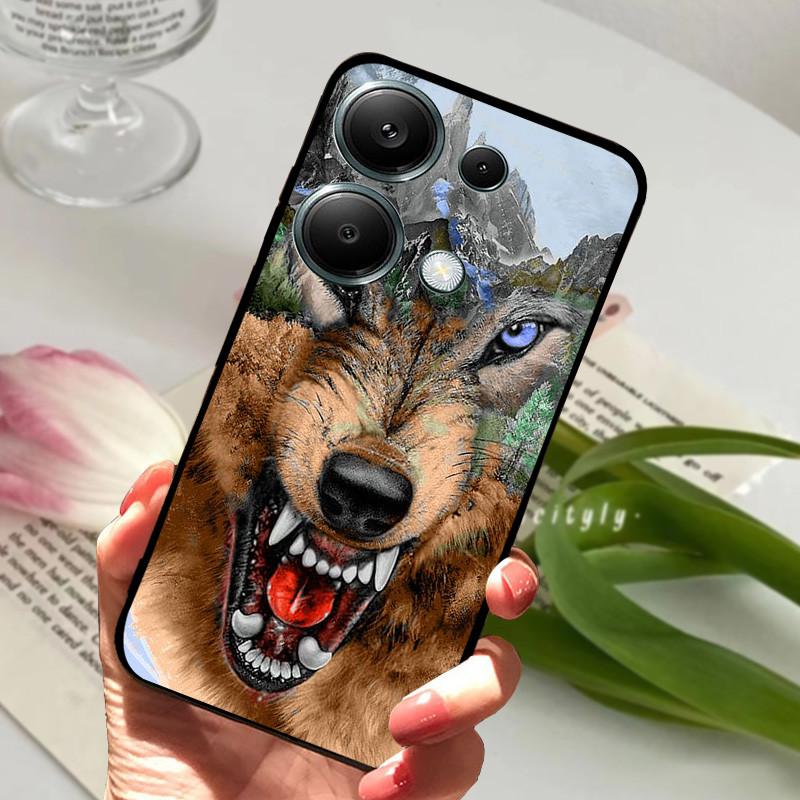 Для Xiaomi Poco M6 Pro 4G Чехол PocoM6 Pro Ударопрочный Мягкий ТПУ Силиконовый Чехол для Телефона Для Poco M6 Pro 4G Funda Capa Мультяшный Корпус